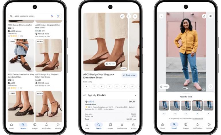 Google Introduces AI-Powered Virtual Shoe Try-On in Its Shopping Feature